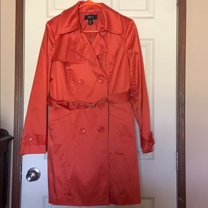 Orange Trench Coat
